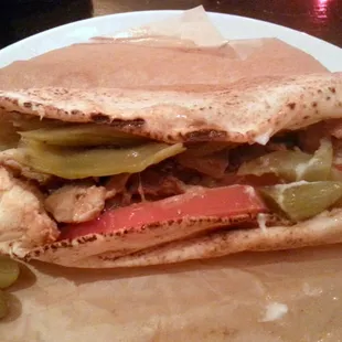 Beef Pita Sandwiches
