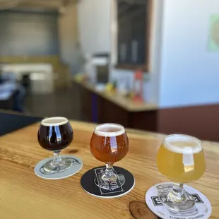 Tasters! Earth Worship Brown, Oktoberfest and Garden Day
