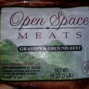 Grass fed beef ground beef
