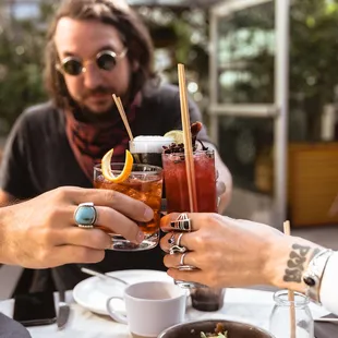 donuts, drink