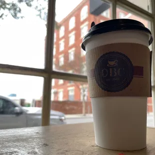 Oat milk lavender latte