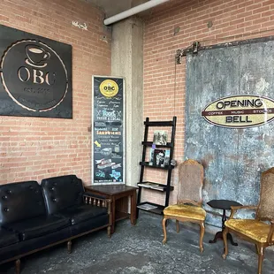 Seating outside of the OBC