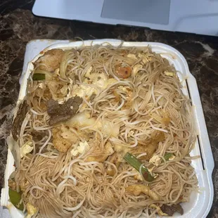 Spicy combination rice noodle