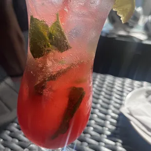 Strawberry mojito