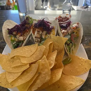 Chicken Taco Trio