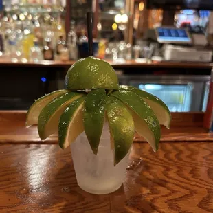 vodka soda with extra lime