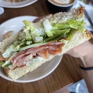 Smoked Salmon Sandwich