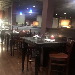 Seating by bar