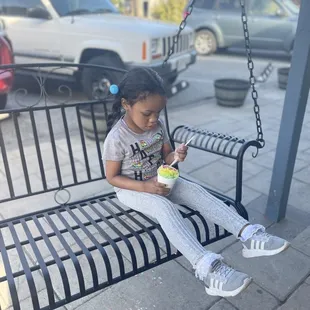 outside