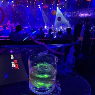 My glowing drink