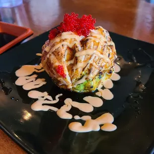 Spicy salmon ball