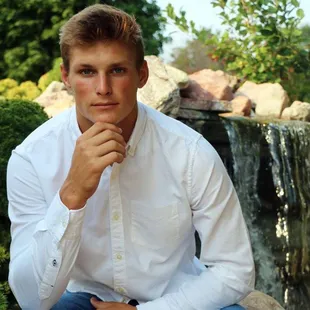 Super pretty waterfall, sometimes there is blue coloring in the water!