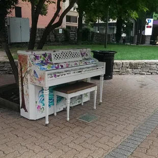 Play the public piano, while it&apos;s here!