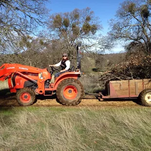 Fun on the new tractor!