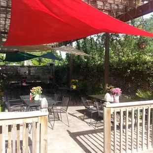 Outside.  :))) so beautiful!