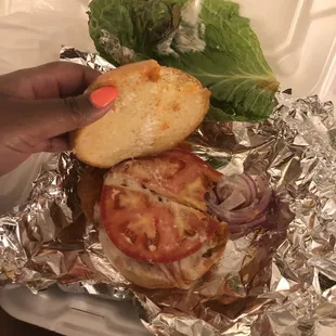 Buffalo chicken sandwich