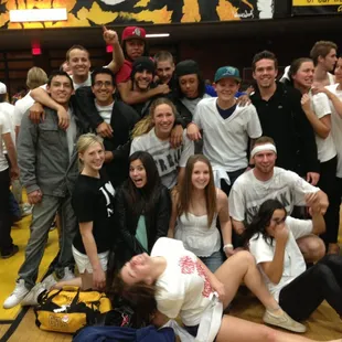 Some of our O.P.T. Family at the Gilbert vs Highland basketball game!!