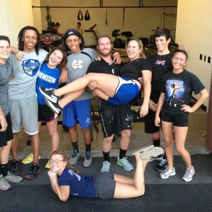 Our kids after the last workout at the old O.P.T.