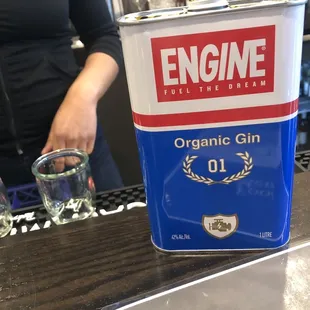 Engine gin... Very organic.