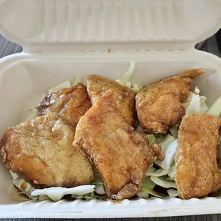 Garlic Salmon Belly