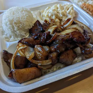 Smoked Pork & Onion Plate