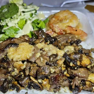 Garlic Shrimp Plate