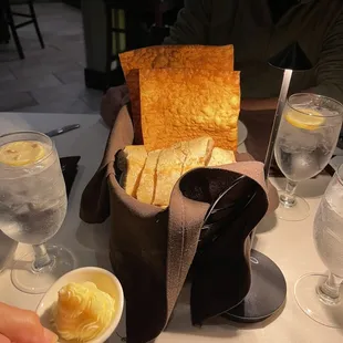 Bread with sweet butter