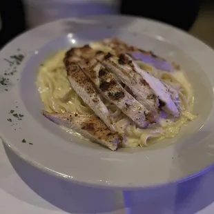 Chicken Alfredo was Very Delicious and creamy