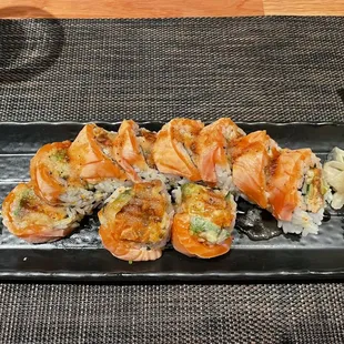 Salmon aburi