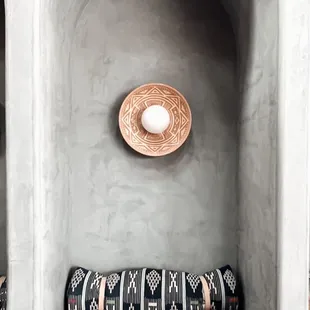 One side of the seating area