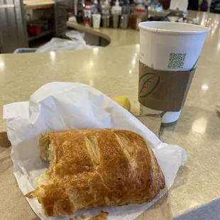 Turkey and cheese croissant is amazing at Oracle 300 Cafe!