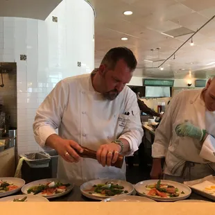 The Chef's working hard on their creations