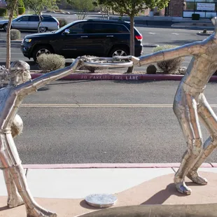 Art at Oracle Crossings.