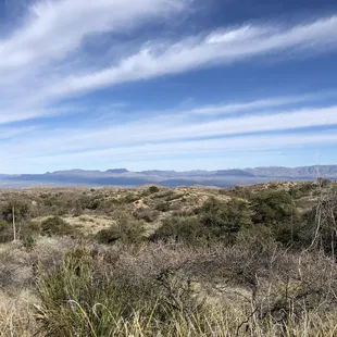 Another view of the San Pedro valley and mountain range beyond