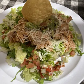 Traditional Meat Tostada