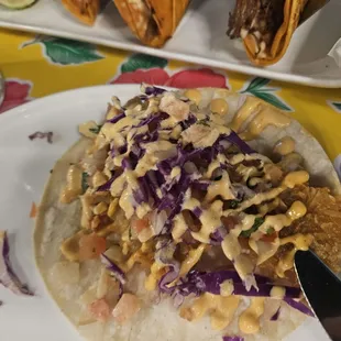 Taco de pescado
