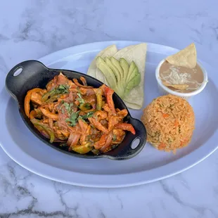 Chicken fajitas