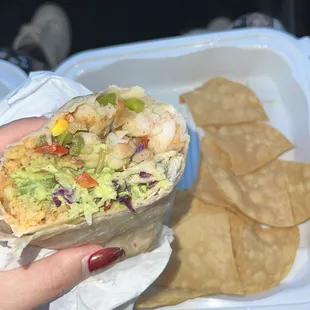 Camarones Burrito