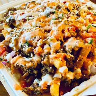 Carne asada fries