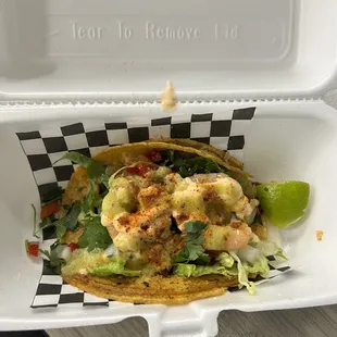 Shrimp taco