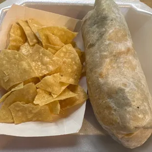 Steak burrito