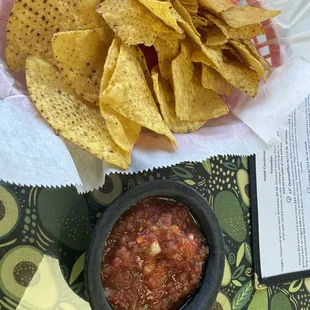 Salsa and Chips and Salsa