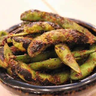 Spicy Charred Edamame