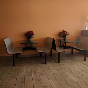 Seating in Orange &amp; Chicken