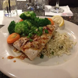 Mahi Mahi entree.