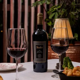 Wine for dinner at Orange Blossom