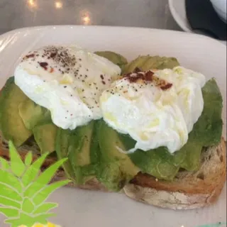 Avocado and Poached Eggs Breakfast