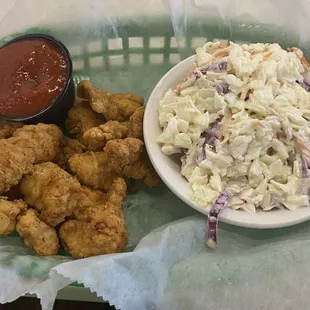 Alligator Tail &amp; Coleslaw