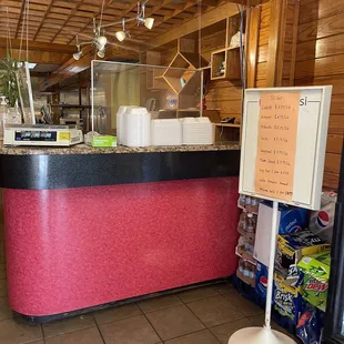 Front counter