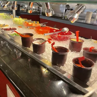 interior, sushi and sashimi